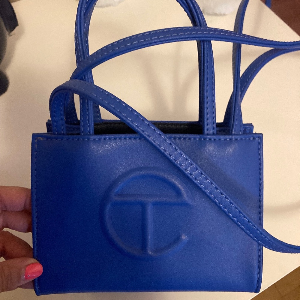 ROYAL BLUE TELFAR MINI BAG  BRAND NEW